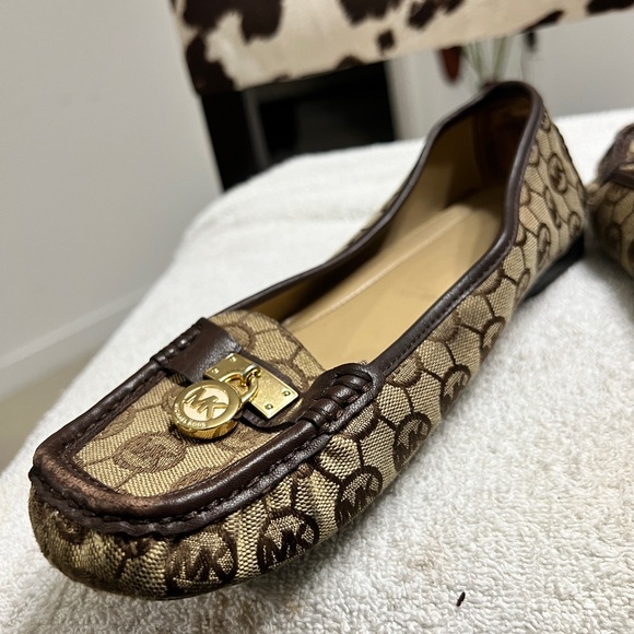 Michael Kors Hamilton Monogram Jacquard Loafers - pre-owned - Picture 14 of 14